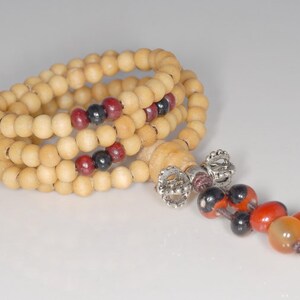 4X3MM White Sandalwood Gemstone Rondelle Loose Beads 15 inch  (80003740-W9)