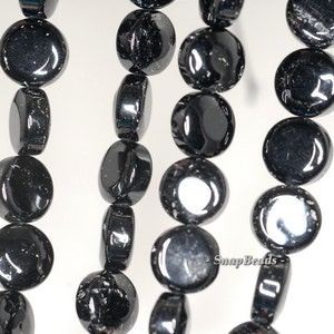 Beautiful 13x18mm Square Black Tourmaline Gemstone Loose Beads 15" 