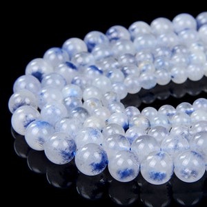 Echte zeldzame dumortieriet in kwarts edelsteenkwaliteit AAA 4 mm 5 mm 6 mm 7 mm 8 mm 9 mm ronde losse kralen (A254)