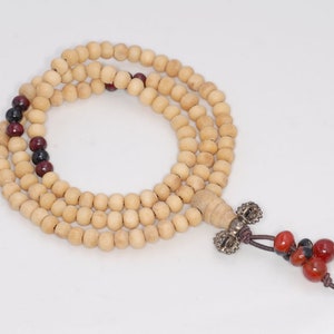 5X4MM White Sandalwood Gemstone Rondelle Loose Beads 18 inch  (80003742-W9)