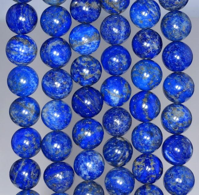 10mm Azura Lapis Lazuli Gemstone AA Blue Round 10mm Loose | Etsy