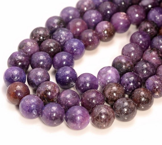 10MM MATRIX TURQUOISE GEMSTONE PURPLE MOSAIC ROUND 10MM LOOSE BEADS 15.5/"