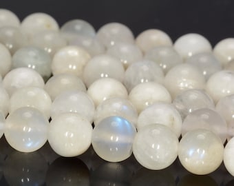 8mm Rainbow Moonstone Gemstone Round Loose Beads 15 inch Full Strand (80006214-488)