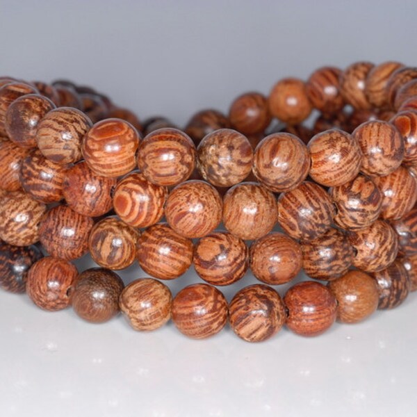 108PCS 8mm Palmwood Beads Prayer Buddha Mala Meditation Beads Round Loose Beads BULK LOT (80000494-289)