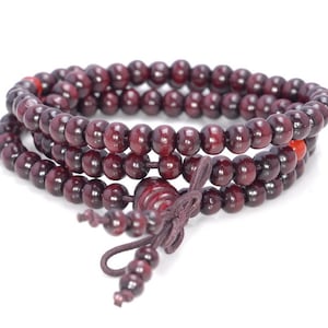 5X4MM Dark Red Sandalwood Gemstone Rondelle Loose Beads 16 inch  (80003679-W6)