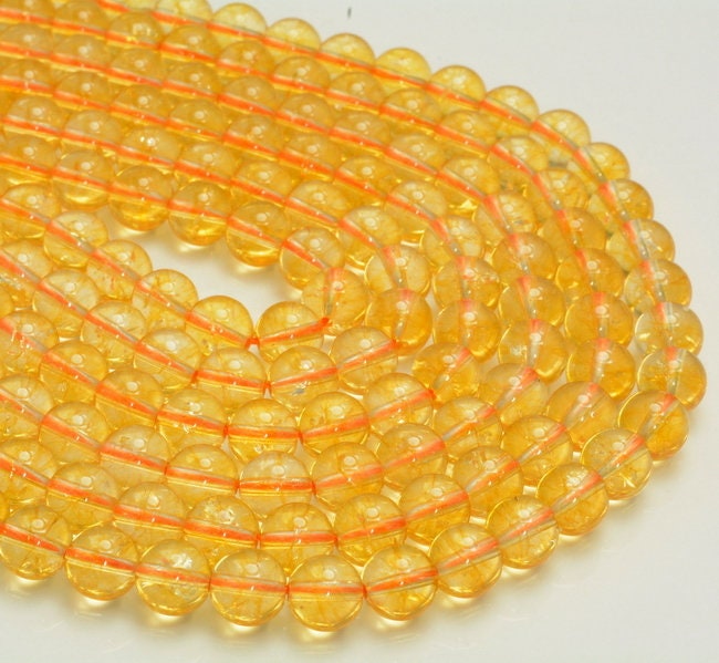 Yellow Citrine Clear Crystal Quartz Round Beads Free Shipping 15" 6mm 8mm 10mm Yellow Citrine Clear Crystal Quartz Round Beads Free Shipping 15" 6mm 8mm 10mm