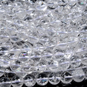 Natural Rainbow Inclusion Rock Quartz Gemstone Grade AAA Round 10MM ...