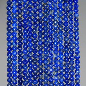 3mm Azura Lapis Lazuli Gemstone Grade A Dark Blue Round 3mm Loose Beads 16 inch Full Strand (90149510-170-E)