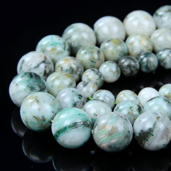 Natural Mariposite Gemstone Grade AAA Round 5MM 6MM 7MM 8MM 10MM Loose Beads (D4)
