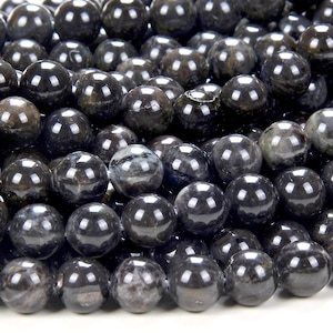 Natural Hypersthene Gemstone Round 6MM 8MM 9MM 10MM 12MM 13MM 14MM Loose Beads (D191)