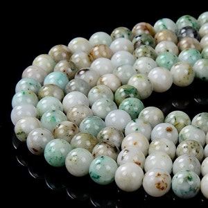 Natural Rare Fynchenite Phoenix Stone Chrysocolla Gemstone Grade A Round 6MM 8MM 10MM Loose Beads (D177)