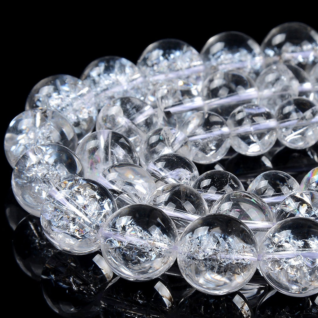 Natural Rainbow Inclusion Rock Quartz Gemstone Grade AAA Round 10MM ...