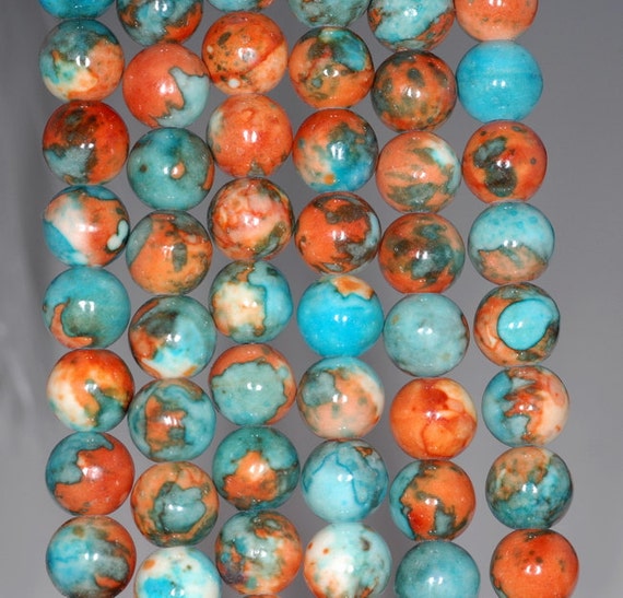 thumbnail image 2 of Wholesale 10mm Natural Blue Jade Round Gemstone Beads – 15 Strand Loose 2 of 5