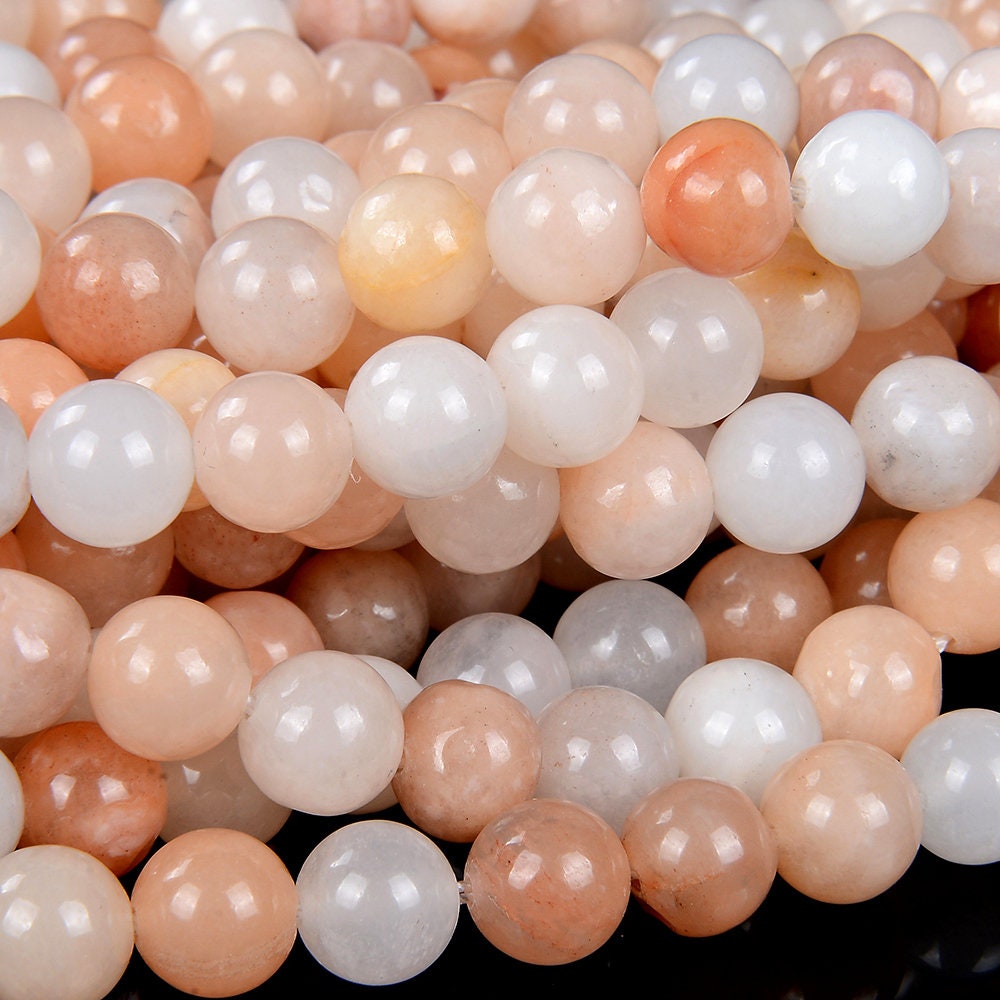 10mm Pink Aventurine Gemstone Milky Pink Round Loose Beads 15.5 inch Full Strand (80005945-M35)