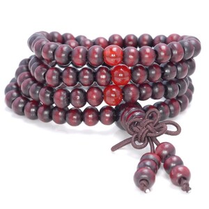 6X5MM Dark Red Sandalwood Gemstone Rondelle Loose Beads 21 inch  (80003683-W6)