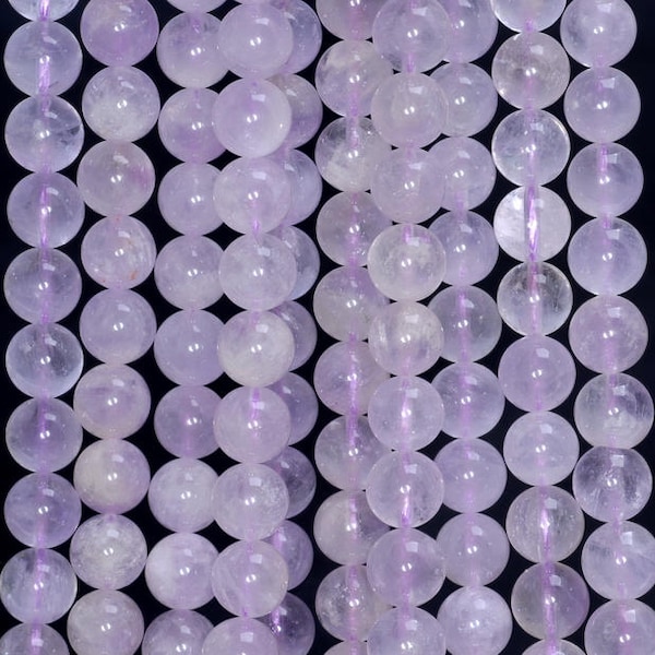 8mm Lavender Amethyst Gemstone Grade AA Purple Round Loose Beads 15.5 inch Full Strand (80004725-924)