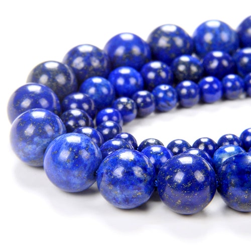 Long 50'' Natural 8mm Egyptian Dark Blue Lapis Lazuli Round Gems Beads Necklace Long 50'' Natural 8mm Egyptian Dark Blue Lapis Lazuli Round Gems Beads Necklace