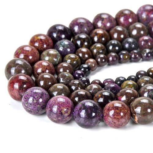 Pierres précieuses naturelles atlantisite et stichtite de qualité AA rondes 4 MM 6 MM 7 MM 8 MM 10 MM Perles en vrac (D531)