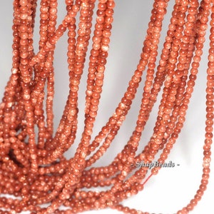2MM Sirius Sandstone Gemstone Round 2MM Loose Beads 16 inch Full Strand (90113962-107 - 2mm A)