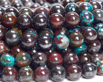 Natural Chrysocolla Gemstone Round 6MM 8MM 10MM Loose Beads (D652)
