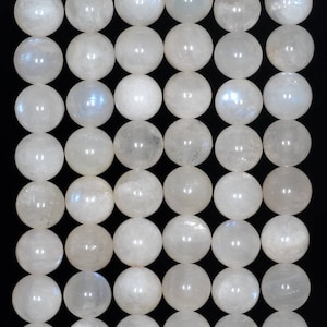 8mm-9mm Rainbow Moonstone Gemstone Grade AA Round Loose Beads 15.5 inch Full Strand (90191691-94)