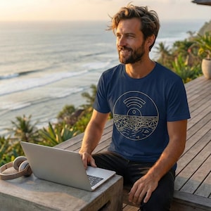 Collector's Edition - Pacific Digital Nomad | Elite Tech Artifact | Limited Drop 01 | Premium Heavy Cotton | Luxury Tech Apparel | S-5XL