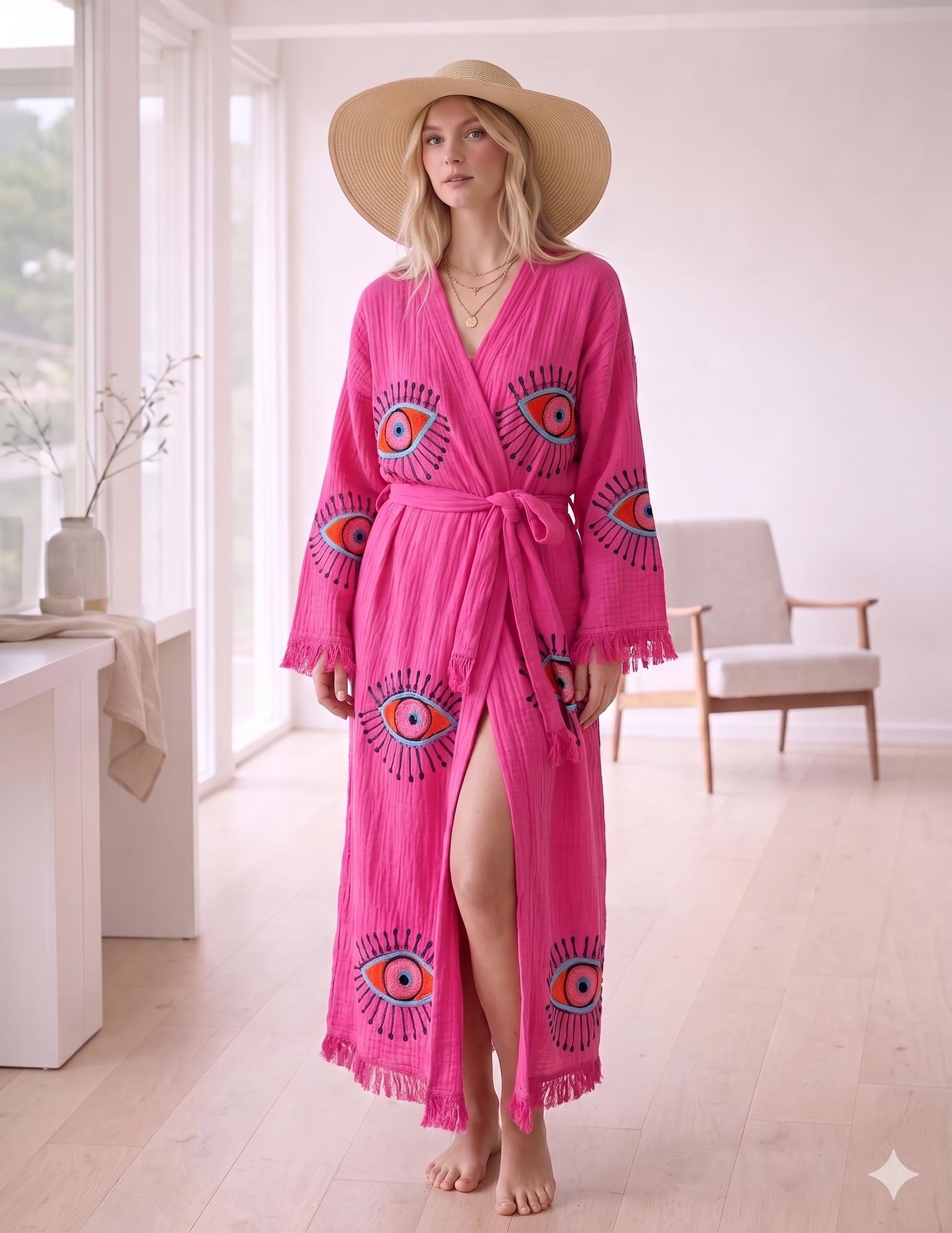 Hot Pink Kimono