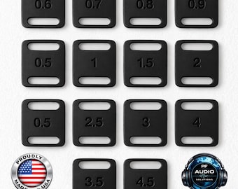 3D Printed Turntable Cartridge Headshell Spacers Shims VTA aligment 14 pieces