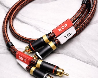 XLR/RCAオーディオケーブル管理クリップ（カスタムネームタグ付き） – 16個入り