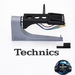 Technics 1200 1210 MK2 Turntable Headshell BLACK + gold wires , + accessories SFPCC31001K1