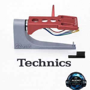 Technics 1200 1210 MK2 Turntable Headshell RED + gold wires , + accessories SFPCC31001K1