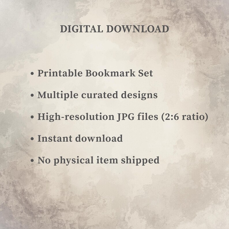 Printable Bookmark Set — 20 Curated Abstract & Landscape Bookmarks ...