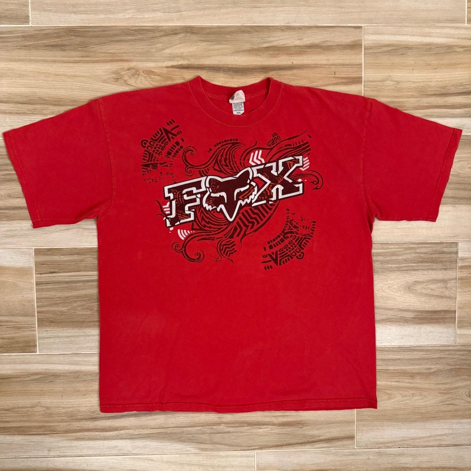Vintage Fox Racing Tshirt - Etsy
