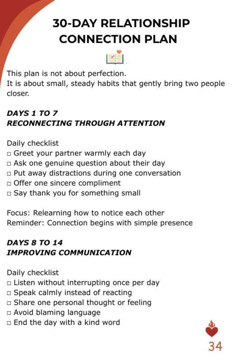 Keeping the Spark Alive Couples Workbook | Relationship Growth Exercises (PDF Download) image 4