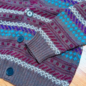 Urban Renewal Urban Outfitters Cardigan One of a Kind Vintage Remade Sweater S/M/L image 4