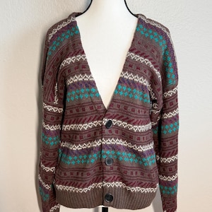 Urban Renewal Urban Outfitters Cardigan One of a Kind Vintage Remade Sweater S/M/L image 1