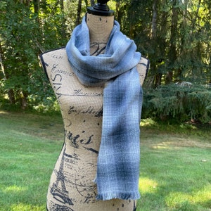 Gray Plaid Flannel Scarf//Flannel Scarf//Winter Scarf