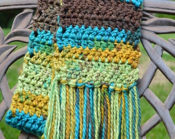 Hand Crocheted Winter Scarf