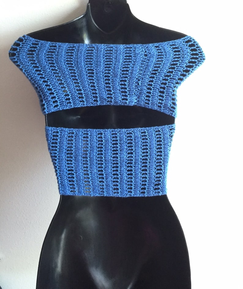 Criss Cross Crochet Top With or Without Tassels Etsy New Zealand
