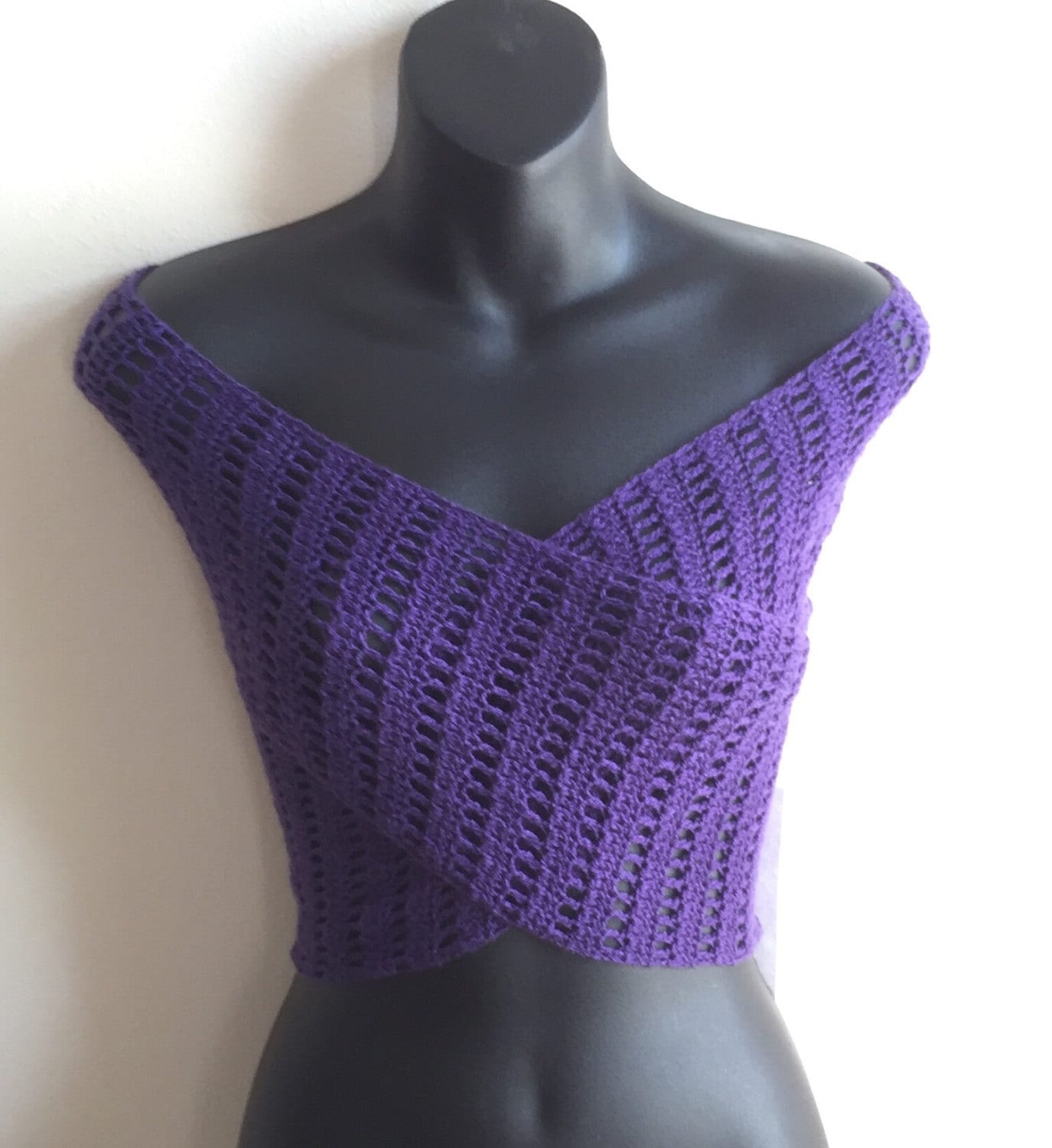 Criss Cross Crochet Top with or without Tassels Etsy