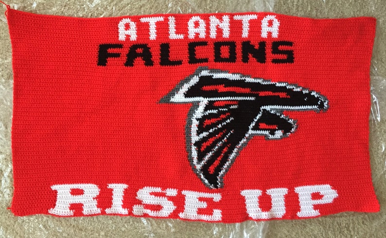 Atlanta Falcons Personalized Mini Throw