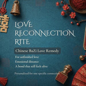Love Reconnection Rite | Chinese BaZi Love Relationship Ritual | Five Elements Feng Shui | Personalized PDF