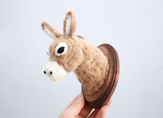 Felted Wool Donkey