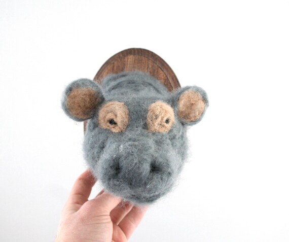 Faux Taxidermy Hippopotamus (Hippopotamus amphibius)