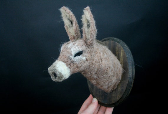 Felted Wool Donkey