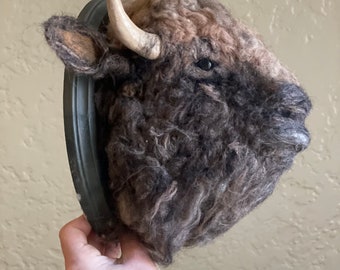 Needle-Felted Bison