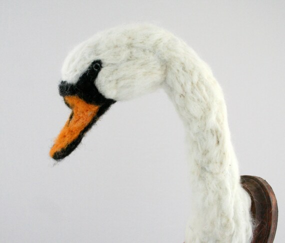 Faux Taxidermy Mute Swan (Cygnus olor)