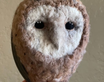 Felted Barn Owl