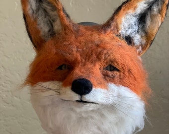 Red Fox Sculpture