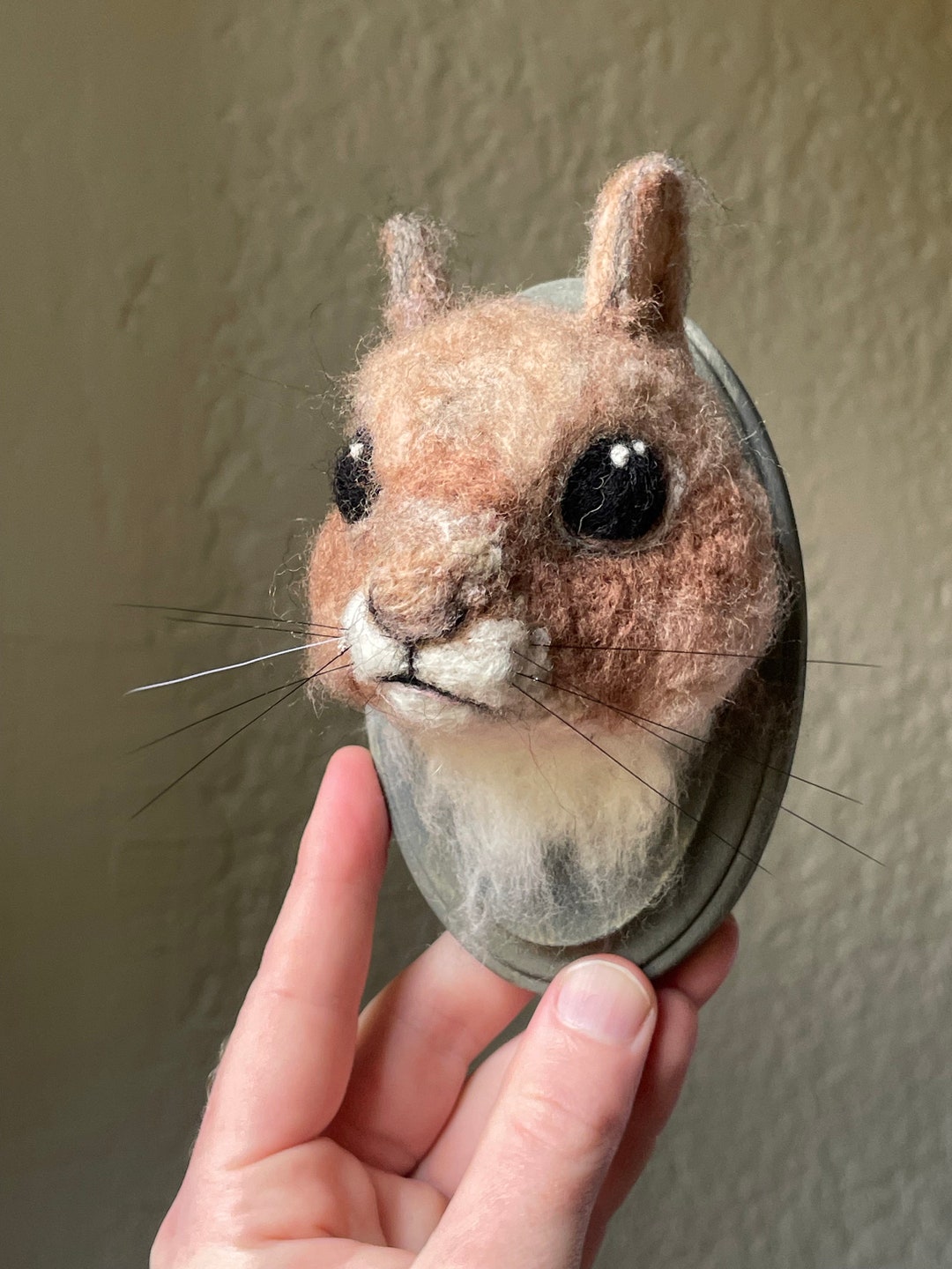 Needlefelted Wool Squirrel Sculpture Etsy